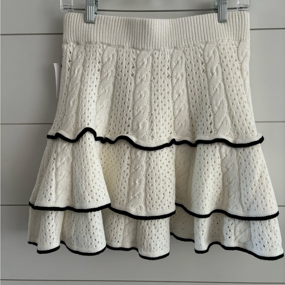 JOIE | Tanya tiered sweater skirt M - Picture 6 of 10